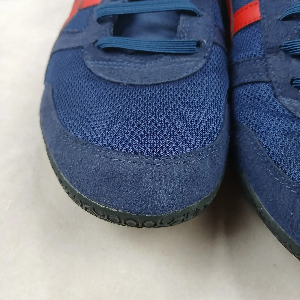 ASICS Onitsuka Tiger Ultimate Size 11 Peacoat Navy Red Running Mens Sneaker